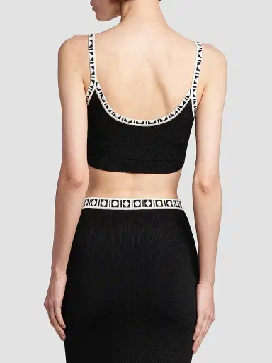 Versace Women's La Vacanza Graphic Trim Crop Top | Thumbnail 5 Versace Women's La Vacanza Graphic Trim Crop Top | Thumbnail 5