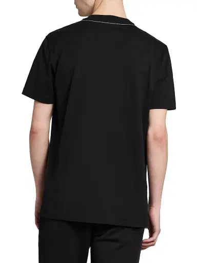 Dolce & Gabbana Men's Logo Cotton Crewneck T-Shirt - Nero | Thumbnail 5 Dolce & Gabbana Men's Logo Cotton Crewneck T-Shirt - Nero | Thumbnail 5