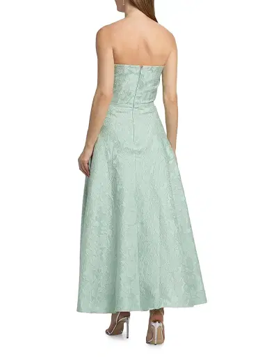 SACHIN & BABI Women's Darian Floral Cloque Maxi Dress - Celadon - Size 0 | Thumbnail 5 SACHIN & BABI Women's Darian Floral Cloque Maxi Dress - Celadon - Size 0 | Thumbnail 5