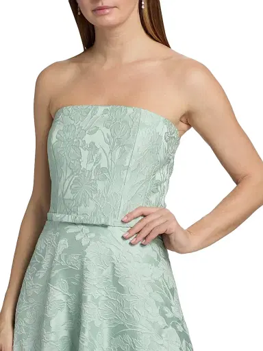SACHIN & BABI Women's Darian Floral Cloque Maxi Dress - Celadon - Size 0 | Thumbnail 6 SACHIN & BABI Women's Darian Floral Cloque Maxi Dress - Celadon - Size 0 | Thumbnail 6