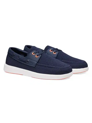 SWIMS Men's Breeze Boat Shoes - Navy White Orange - Size 15 | Thumbnail 2 SWIMS Men's Breeze Boat Shoes - Navy White Orange - Size 15 | Thumbnail 2