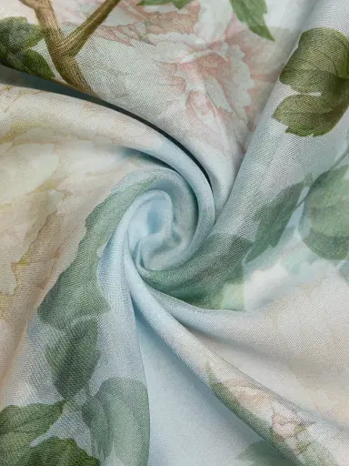 SACHIN & BABI Women's Shelby Floral Chiffon Slip Gown - Cloud Blue Peony - Size Large | Thumbnail 7 SACHIN & BABI Women's Shelby Floral Chiffon Slip Gown - Cloud Blue Peony - Size Large | Thumbnail 7