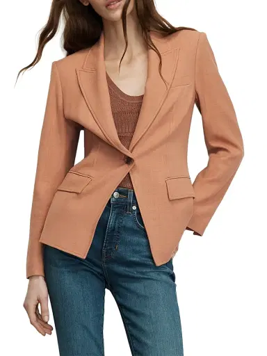Veronica Beard Women's Isaac Dickey Jacket - Chai - Size 16 | Thumbnail 3 Veronica Beard Women's Isaac Dickey Jacket - Chai - Size 16 | Thumbnail 3