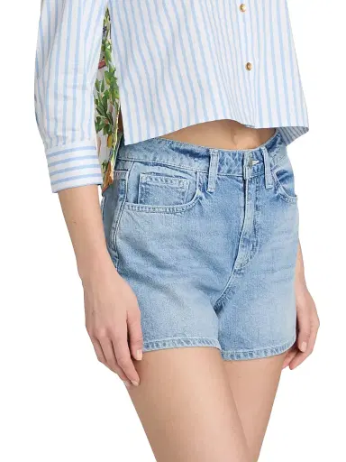 L'Agence Women's Lissania Ultra High-Rise Denim Shorts - Grant - Size 32 | Thumbnail 4 L'Agence Women's Lissania Ultra High-Rise Denim Shorts - Grant - Size 32 | Thumbnail 4