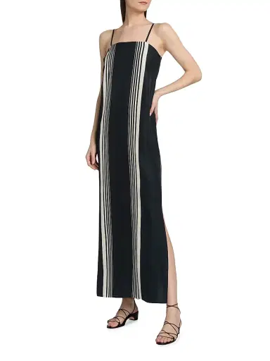 rag & bone Women's Suki Striped Maxi Slipdress | Thumbnail 2 rag & bone Women's Suki Striped Maxi Slipdress | Thumbnail 2