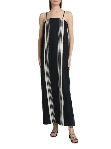rag & bone Women's Suki Striped Maxi Slipdress | Thumbnail 3 rag & bone Women's Suki Striped Maxi Slipdress | Thumbnail 3