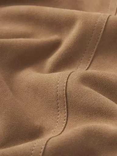 Frame Women's The Suede Utility Jacket - Chai | Thumbnail 5 Frame Women's The Suede Utility Jacket - Chai | Thumbnail 5