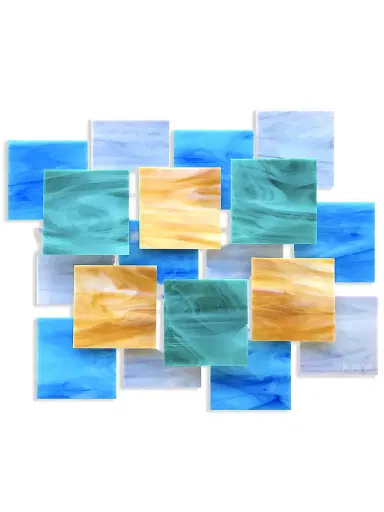 Karo Studios Enchanted Sunset Glass Wall Sculpture | Thumbnail 1 Karo Studios Enchanted Sunset Glass Wall Sculpture | Thumbnail 1