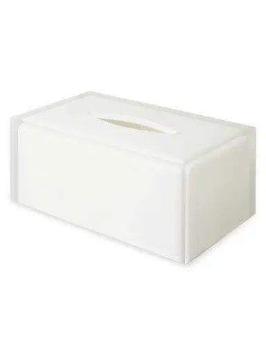 Jonathan Adler Hollywood Long Tissue Box - White | Thumbnail 1 Jonathan Adler Hollywood Long Tissue Box - White | Thumbnail 1
