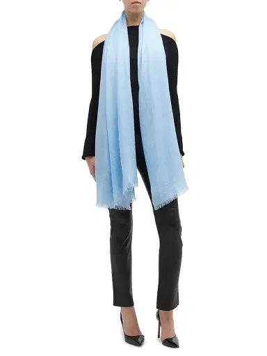 Sofia Cashmere Women's Lightweight Cashmere Scarf - Cobalt | Thumbnail 2 Sofia Cashmere Women's Lightweight Cashmere Scarf - Cobalt | Thumbnail 2