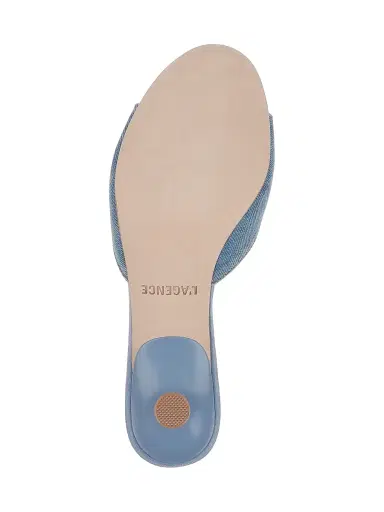 L'Agence Women's Arleen 60MM Denim Sandals - Light Denim - Size 6.5 | Thumbnail 6 L'Agence Women's Arleen 60MM Denim Sandals - Light Denim - Size 6.5 | Thumbnail 6