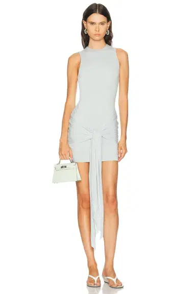 Skims Cupro Jersey Wrap Mini Dress | Thumbnail 1 Skims Cupro Jersey Wrap Mini Dress | Thumbnail 1
