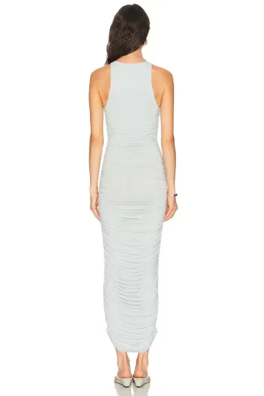 Skims Cupro Jersey Long Ruched Dress | Thumbnail 3 Skims Cupro Jersey Long Ruched Dress | Thumbnail 3