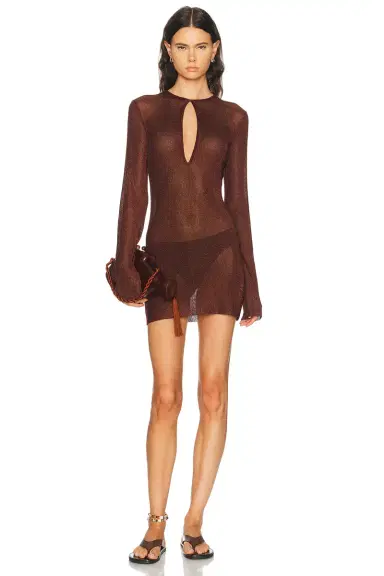 SEROYA Emeri Metallic Dress | Thumbnail 1 SEROYA Emeri Metallic Dress | Thumbnail 1