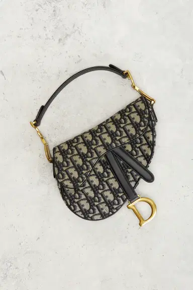 Dior Oblique Mini Saddle Bag | Thumbnail 2 Dior Oblique Mini Saddle Bag | Thumbnail 2