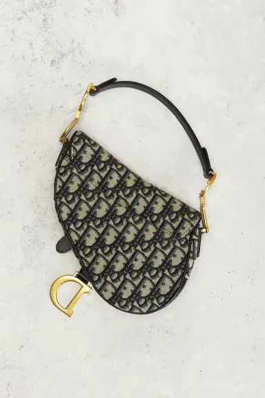 Dior Oblique Mini Saddle Bag | Thumbnail 3 Dior Oblique Mini Saddle Bag | Thumbnail 3