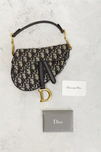 Dior Oblique Mini Saddle Bag | Thumbnail 8 Dior Oblique Mini Saddle Bag | Thumbnail 8