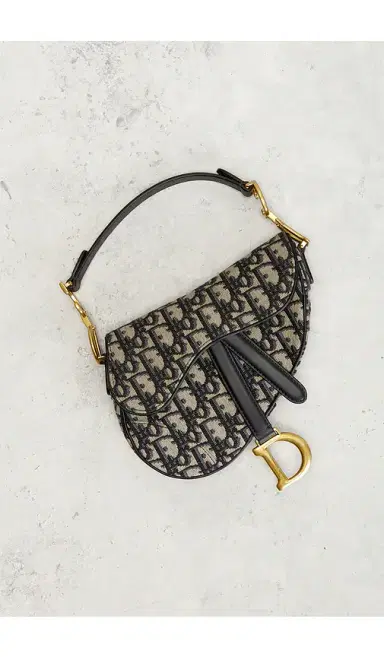 Dior Oblique Mini Saddle Bag | Thumbnail 10 Dior Oblique Mini Saddle Bag | Thumbnail 10