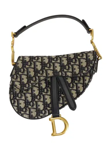 Dior Oblique Mini Saddle Bag | Thumbnail 1 Dior Oblique Mini Saddle Bag | Thumbnail 1