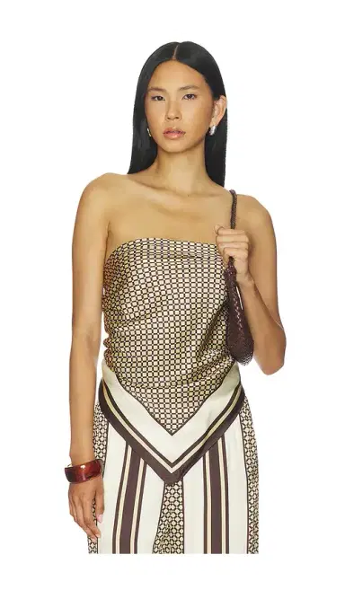 Shona Joy Tyler Silk Scarf Top | Thumbnail 1 Shona Joy Tyler Silk Scarf Top | Thumbnail 1