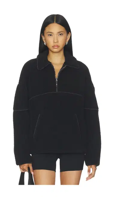 WeWoreWhat Fleece Quarter Zip | Thumbnail 1 WeWoreWhat Fleece Quarter Zip | Thumbnail 1