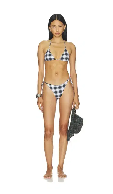 Ziah Beaded Triangle Bikini Top | Thumbnail 4 Ziah Beaded Triangle Bikini Top | Thumbnail 4