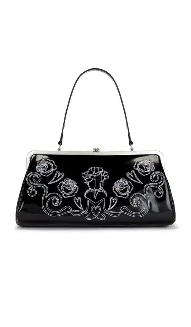 Markgong Large Embroidered Metal Clasp Bag | Thumbnail 1 Markgong Large Embroidered Metal Clasp Bag | Thumbnail 1