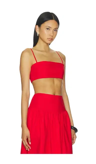 susana monaco Poplin Crop String Top | Thumbnail 2 susana monaco Poplin Crop String Top | Thumbnail 2