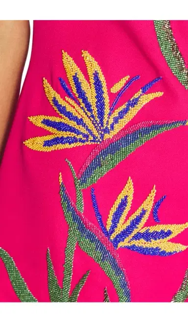 Yellow The Label Bird Of Paradise Dress | Thumbnail 4 Yellow The Label Bird Of Paradise Dress | Thumbnail 4