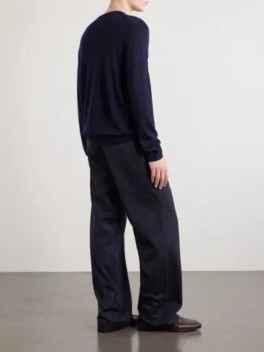 N.Peal Conduit Cashmere and Silk-Blend Sweater - Men | Thumbnail 4 N.Peal Conduit Cashmere and Silk-Blend Sweater - Men | Thumbnail 4
