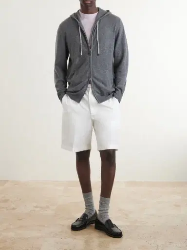 N.Peal Ladbroke Organic Cashmere Hoodie - Men | Thumbnail 2 N.Peal Ladbroke Organic Cashmere Hoodie - Men | Thumbnail 2