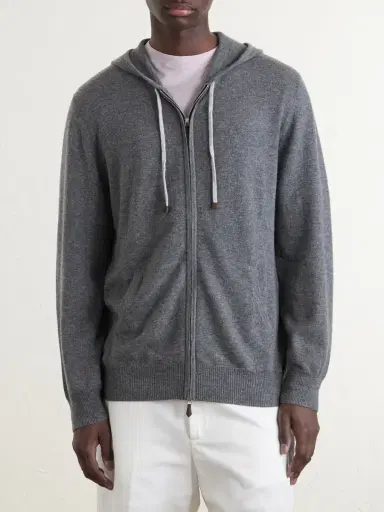 N.Peal Ladbroke Organic Cashmere Hoodie - Men | Thumbnail 3 N.Peal Ladbroke Organic Cashmere Hoodie - Men | Thumbnail 3