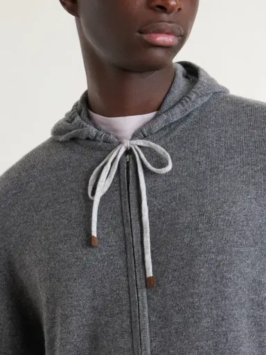 N.Peal Ladbroke Organic Cashmere Hoodie - Men | Thumbnail 5 N.Peal Ladbroke Organic Cashmere Hoodie - Men | Thumbnail 5