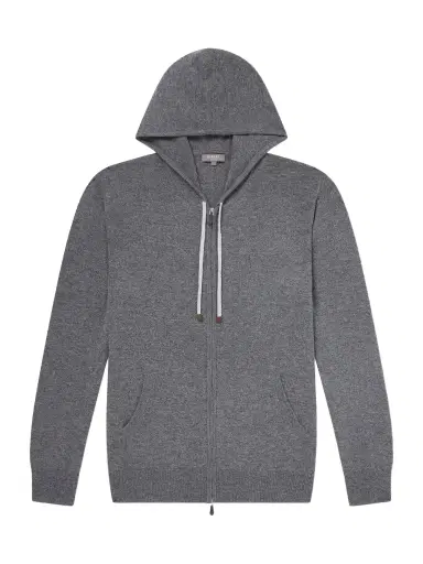N.Peal Ladbroke Organic Cashmere Hoodie - Men | Thumbnail 1 N.Peal Ladbroke Organic Cashmere Hoodie - Men | Thumbnail 1