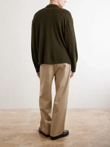 OFFICINE GÉNÉRALE Bay Merino Wool Polo Shirt - Men | Thumbnail 4 OFFICINE GÉNÉRALE Bay Merino Wool Polo Shirt - Men | Thumbnail 4