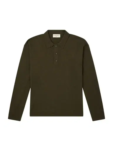 OFFICINE GÉNÉRALE Bay Merino Wool Polo Shirt - Men | Thumbnail 1 OFFICINE GÉNÉRALE Bay Merino Wool Polo Shirt - Men | Thumbnail 1