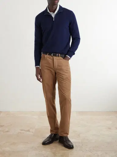 Brunello Cucinelli Straight-Leg Cotton-Corduroy Trousers - Men | Thumbnail 2 Brunello Cucinelli Straight-Leg Cotton-Corduroy Trousers - Men | Thumbnail 2