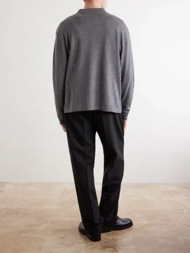 OFFICINE GÉNÉRALE Bay Merino Wool Polo Shirt - Men | Thumbnail 4 OFFICINE GÉNÉRALE Bay Merino Wool Polo Shirt - Men | Thumbnail 4