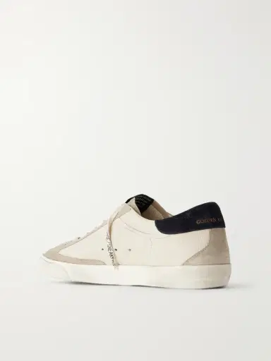 Golden Goose Super-Star Distressed Suede -Trimmed Leather Sneakers - Men | Thumbnail 4 Golden Goose Super-Star Distressed Suede -Trimmed Leather Sneakers - Men | Thumbnail 4