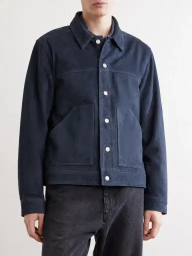 OFFICINE GÉNÉRALE Loki Suede Jacket - Men | Thumbnail 3 OFFICINE GÉNÉRALE Loki Suede Jacket - Men | Thumbnail 3