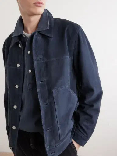OFFICINE GÉNÉRALE Loki Suede Jacket - Men | Thumbnail 5 OFFICINE GÉNÉRALE Loki Suede Jacket - Men | Thumbnail 5