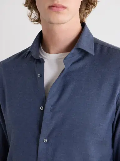 Caruso Cotton and Cashmere-Blend Shirt - Men | Thumbnail 5 Caruso Cotton and Cashmere-Blend Shirt - Men | Thumbnail 5