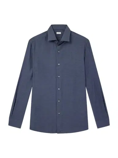 Caruso Cotton and Cashmere-Blend Shirt - Men | Thumbnail 1 Caruso Cotton and Cashmere-Blend Shirt - Men | Thumbnail 1