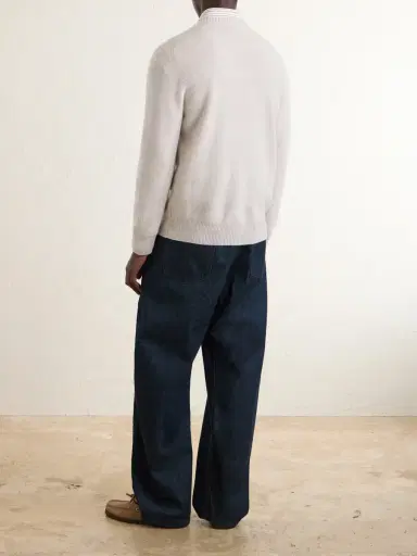 N.Peal English Rib Cashmere Sweater - Men | Thumbnail 4 N.Peal English Rib Cashmere Sweater - Men | Thumbnail 4
