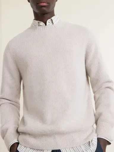 N.Peal English Rib Cashmere Sweater - Men | Thumbnail 5 N.Peal English Rib Cashmere Sweater - Men | Thumbnail 5