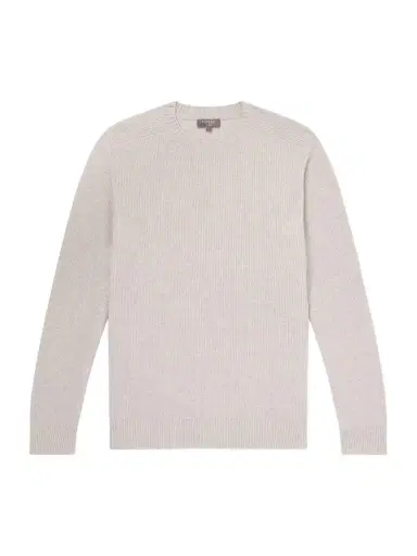 N.Peal English Rib Cashmere Sweater - Men | Thumbnail 1 N.Peal English Rib Cashmere Sweater - Men | Thumbnail 1