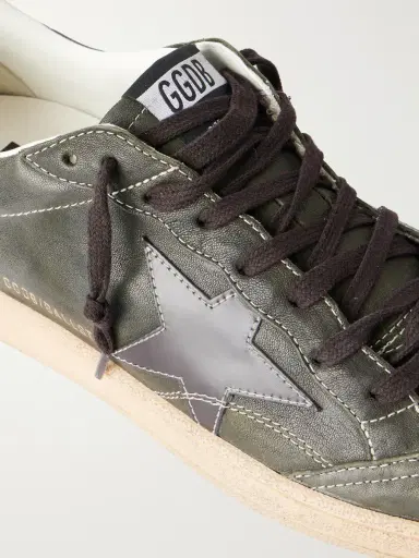 Golden Goose Ball Star Distressed Leather Sneakers - Men | Thumbnail 5 Golden Goose Ball Star Distressed Leather Sneakers - Men | Thumbnail 5