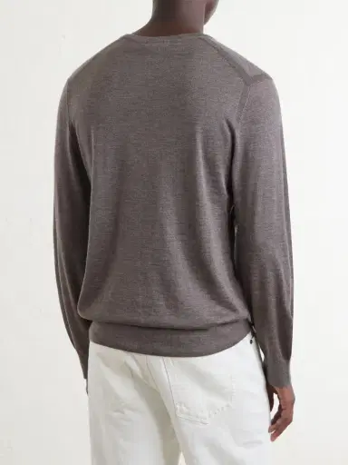 N.Peal Conduit Cashmere and Silk-Blend Sweater - Men | Thumbnail 4 N.Peal Conduit Cashmere and Silk-Blend Sweater - Men | Thumbnail 4