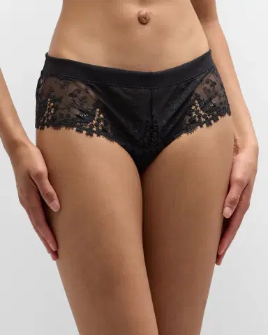 Simone Pérèle Wish Lace Boyshorts | Thumbnail 2 Simone Pérèle Wish Lace Boyshorts | Thumbnail 2