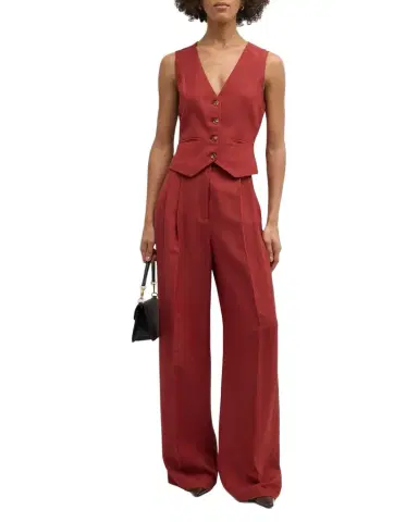 Argent Button-Down Twill Waistcoat | Thumbnail 1 Argent Button-Down Twill Waistcoat | Thumbnail 1